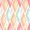 Abstract seamless pastel triangles pattern on white