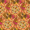 Abstract seamless pattern of the bodies of girls in bikinis