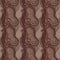 Abstract seamless pattern in brown color