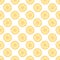 Abstract seamless pattern with cartoon lemons