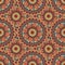 Abstract seamless pattern with circular ornament Swirl geometric