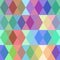 Abstract seamless pattern with colored rhombus. Vector