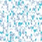 Abstract seamless pattern with gray and blue angular elements. Technological style.