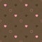 Abstract seamless pattern with hearts. Valetines day, birthday o