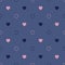 Abstract seamless pattern with hearts. Valetines day, birthday o