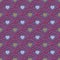 Abstract seamless pattern with hearts. Valetines day or girlish