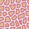 Abstract seamless pattern with many different particles next to each other. Surface is broken to pieces