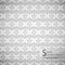 Abstract seamless pattern mesh loop heart bow ribbon. white text