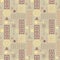 Abstract seamless pattern in postmodern Memphis Style in coffee colors