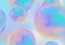 Abstract seamless pattern with rainbow balloons . Vector repeat background