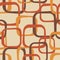 An abstract seamless pattern in retro style