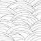 Abstract seamless pattern. Simple wavy texture.