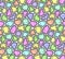 Abstract Seamless Pattern in Soft Pastel Colors
