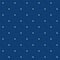 Abstract seamless pattern with white dot on a dark blue background. Orderly arrangement of geometric shapes. Vector illustration.