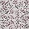 Abstract seamless pattern witn plants