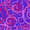 Abstract seamless patterns and knots of bright colored rope
