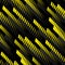 Abstract seamless sport pattern with lines, halftone stripes. Yellow and black