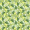 Abstract seamless spring pattern