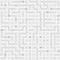 Abstract seamless vector circuit labyrinth monochrome pattern -