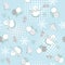 Abstract seamless winter pattern