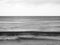 Abstract seascape black and white photo
