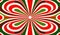 Abstract seventies retro style background in red, green and white.
