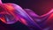 Abstract shapes, flowing fabric, dark background, red and purple gradient color scheme, closeup perspective. Generated by