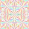 Abstract shapes seamless pattern. Repeat geometric psychedelic mosaic background. Kaleidoscope effect.