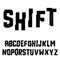 Abstract shift alphabet
