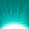 Abstract shine turquoise background with rays