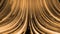 Abstract shiny glitter gold background, particle rain award winning concept, loop video