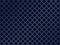 Abstract silver moroccan pattern on blue background