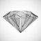 Abstract sketchy diamond illustration