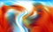 Abstract smoky orange blue background, colors, shades abstract graphics. Abstract background and texture
