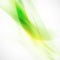 Abstract smooth green flow background, Vector & illustration
