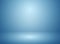 Abstract soft blur of gradient blue studio and wall background.
