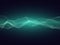 Abstract sound energy wave with dynamic particles vector background