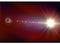 Abstract space flash flare red background vector