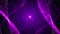 Abstract Space Motion View Purple Shiny Left Right Vertical Swirl Wave Dotted Lines With Glitter Sparkle Dust Optical Light