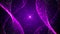Abstract Space Purple Shiny Blurry Focus Left And Right Vertical Swirl Wave Dotted Lines Sparkle Dust And Optical Light