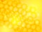 Abstract Sparkling Yellow Holiday Background bokeh effect.