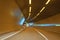 Abstract speed motion in urban highway road tunnel