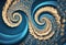 Abstract Spiral Swirl Blue Background Pattern stock illustrationBlue Background, Backgrounds, Cartoon, Celebration