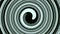 Abstract spiral tunnel animation with endless spiral. Seamless loop. Hypnotizing black and white whirlpool spiral transition anima
