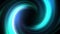 Abstract spiral twirl, turquoise whirl,