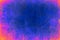 Abstract splashed paper in bright rich blue in the center and neon pink and orange colors in the borders
