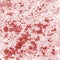 Abstract splattered texture in red and white