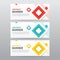 Abstract Square corporate business banner template, horizontal advertising business banner layout template flat design