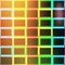 Abstract Square Neon Mosaic Blurred Background Vector