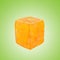 Abstract square orange fruit